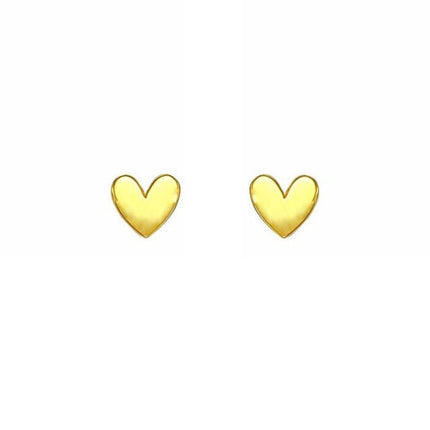 Always in my heart oorknopjes - goldplated