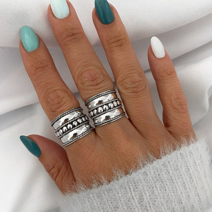 Bali ring Rope - 925 zilver