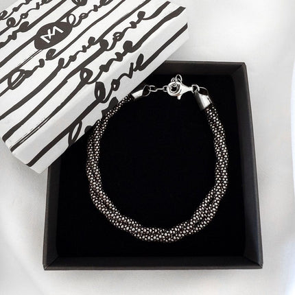 Boho armband Twista - 925 zilver
