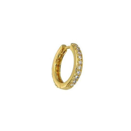 Conch piercing - goldplated