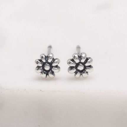 Daisy studs - 925 zilver