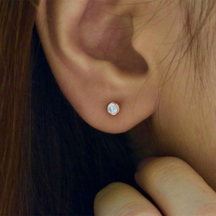 Diamond Bezel stud