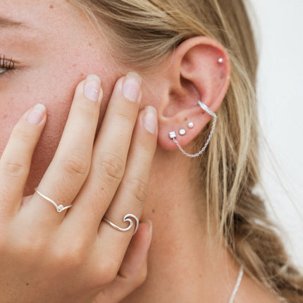 Diamond Bezel stud