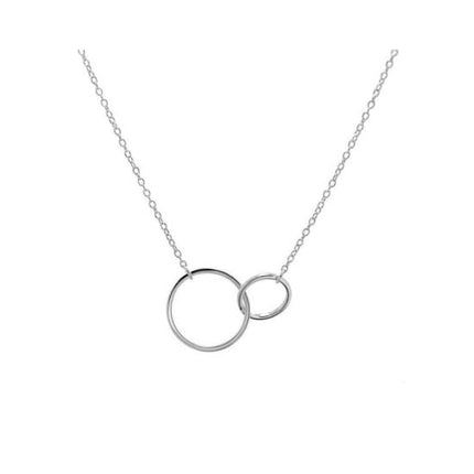 Double karma ketting - 925 zilver
