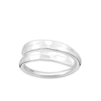 Hammered ring Yara - 925 zilver