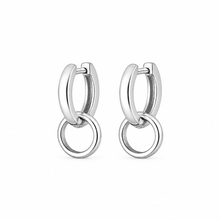Oorringen Trinity Flow - 925 zilver