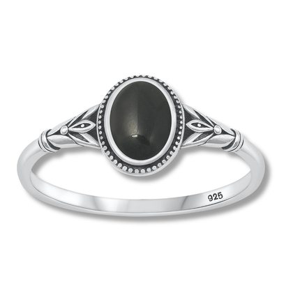 Isla Onyx ring - 925 zilver