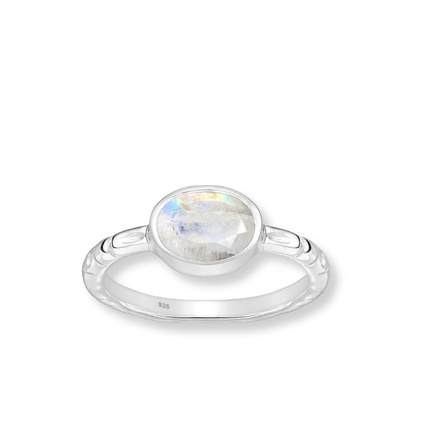 Maansteen ring Noé - 925 zilver