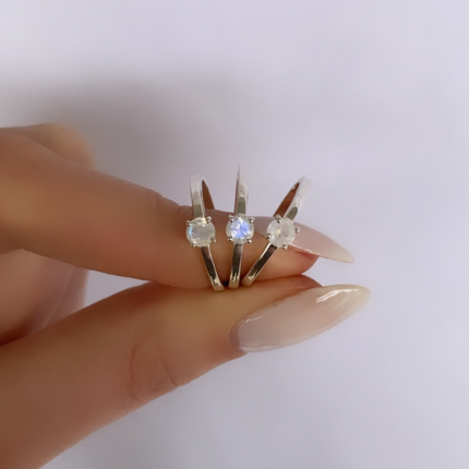 Maansteen ring Nora - 925 zilver
