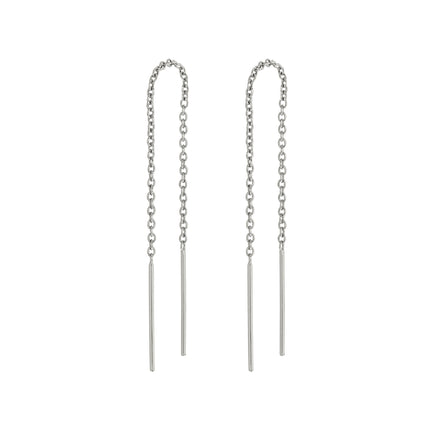 Minimal threader bar earrings