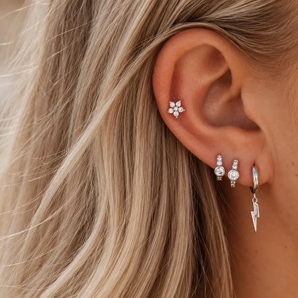 My Unique Style Altair Huggie Hoops - zilver