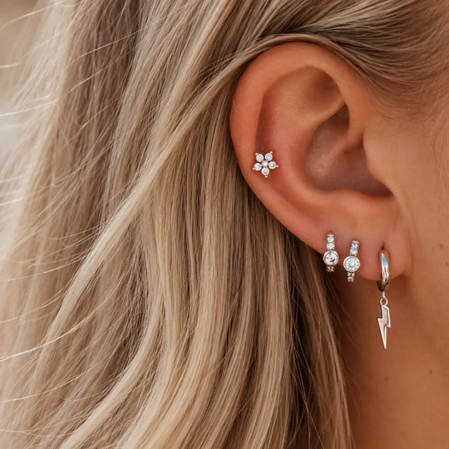 My Unique Style Altair Huggie Hoops - zilver
