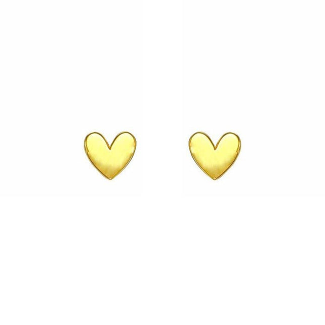 My Unique Style Always in my heart oorknopjes - goldplated