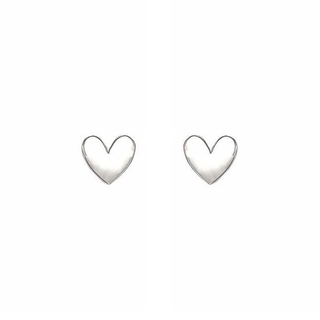 My Unique Style Always in my heart oorknopjes - zilver