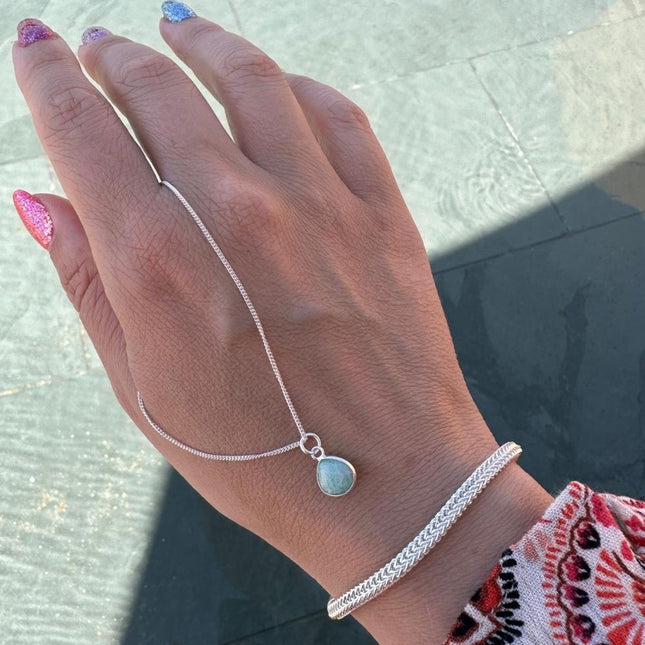 My Unique Style Amazoniet ketting - 925 zilver