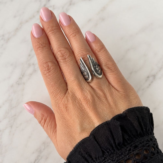 My Unique Style Angel Wing ring - 925 zilver