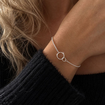 My Unique Style Armband Double Karma - 925 zilver
