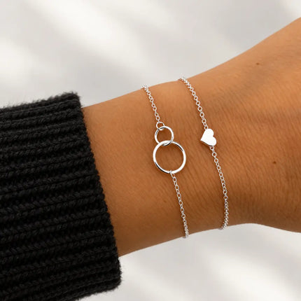 My Unique Style Armband Double Karma - 925 zilver