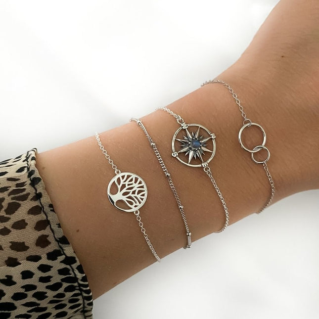 My Unique Style Armband Double Karma - 925 zilver