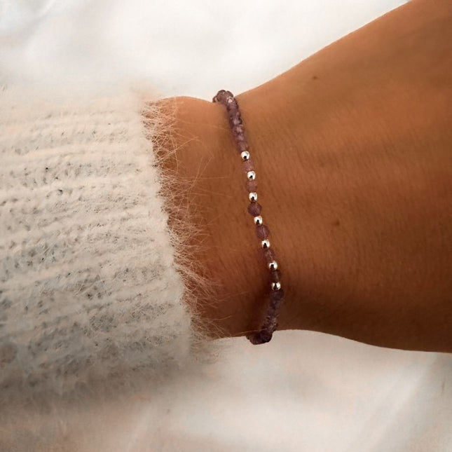 My Unique Style Armbandje Vira Amethist - 925 zilver