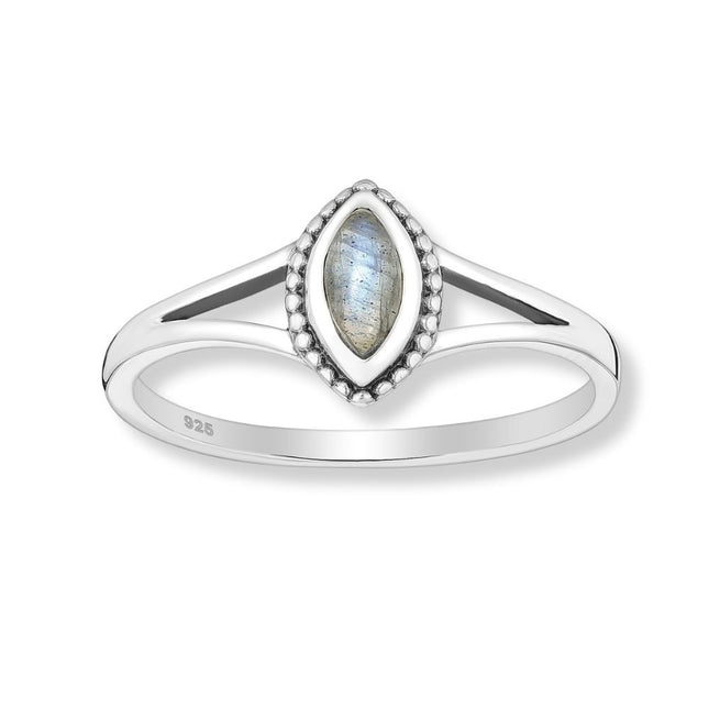 My Unique Style Aura Labradorite ring - 925 zilver
