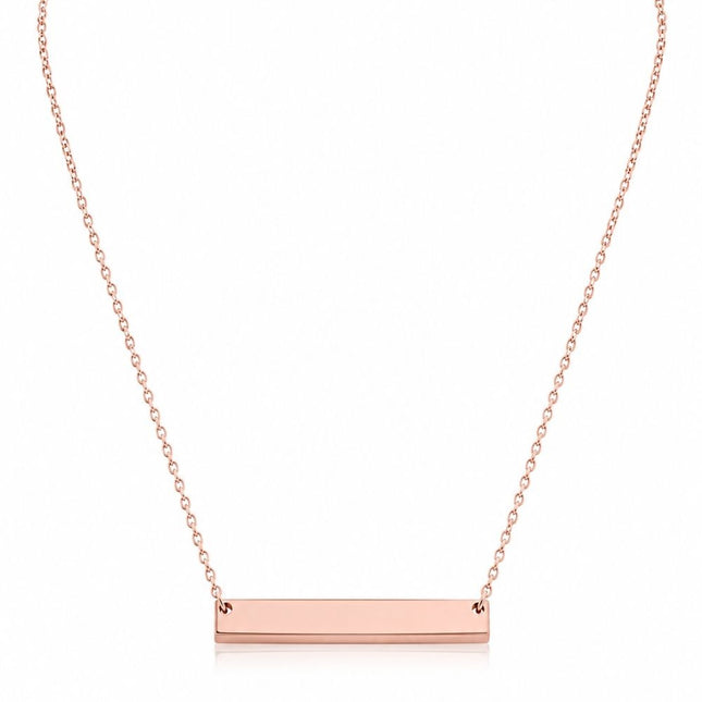 My Unique Style Bar ketting rose plated