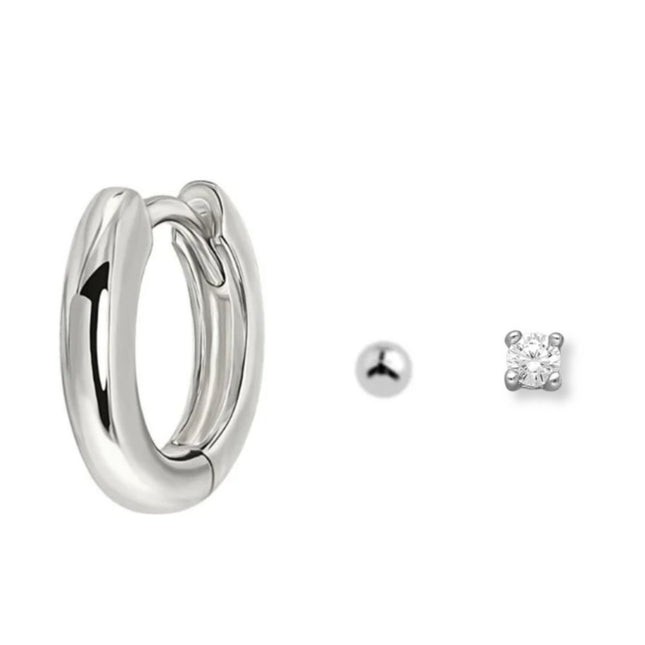 My Unique Style Basic set oorbellen - 925 zilver