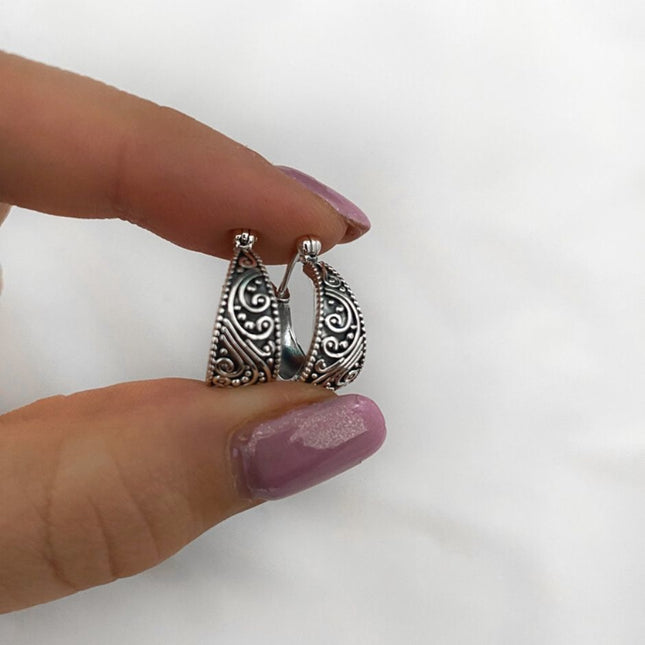 My Unique Style Boho hoops Abian - 925 zilver