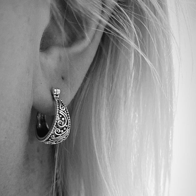 My Unique Style Boho hoops Abian - 925 zilver