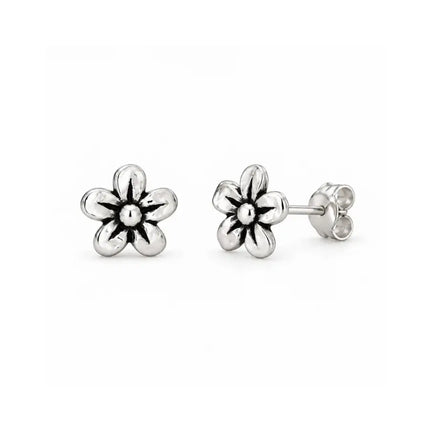 My Unique Style Boho oorknopjes Floral - 925 zilver