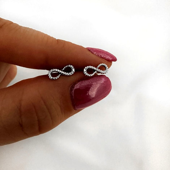 My Unique Style Boho oorknopjes infinity - 925 zilver