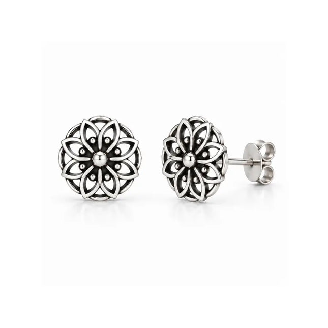 My Unique Style Boho oorknopjes Stella - 925 zilver