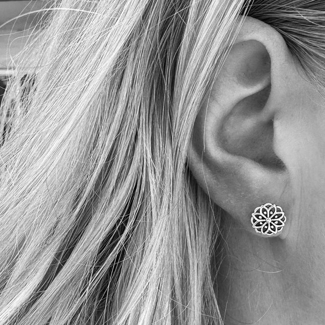 My Unique Style Boho oorknopjes Stella - 925 zilver