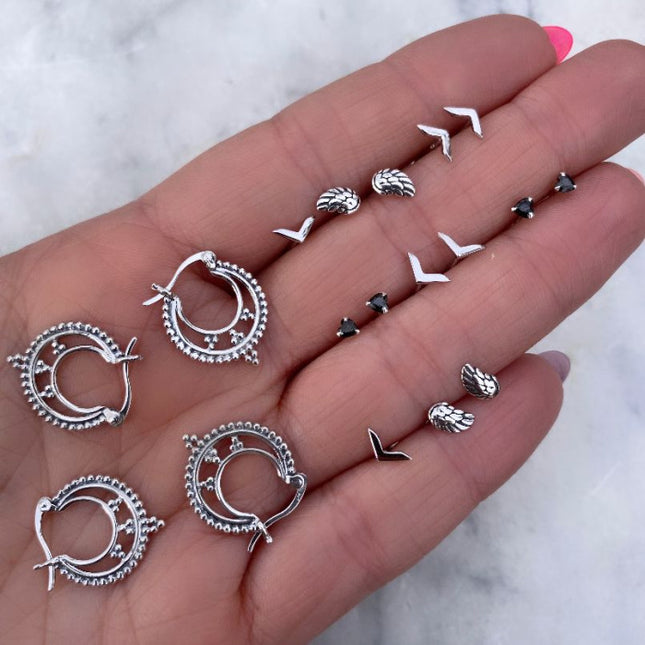 My Unique Style Boho oorringen Aluna - 925 zilver