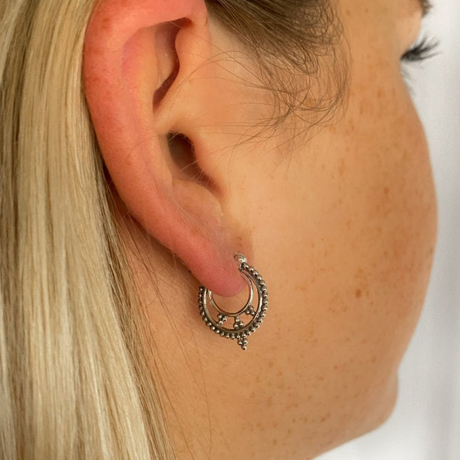 My Unique Style Boho oorringen Aluna - 925 zilver