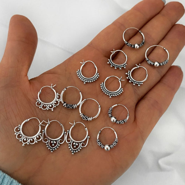 My Unique Style Boho oorringen Cali - 925 zilver