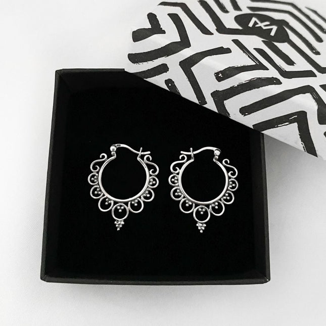 My Unique Style Boho oorringen Sofia - 925 zilver