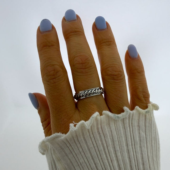 My Unique Style Boho spin ring Weave - 925 zilver