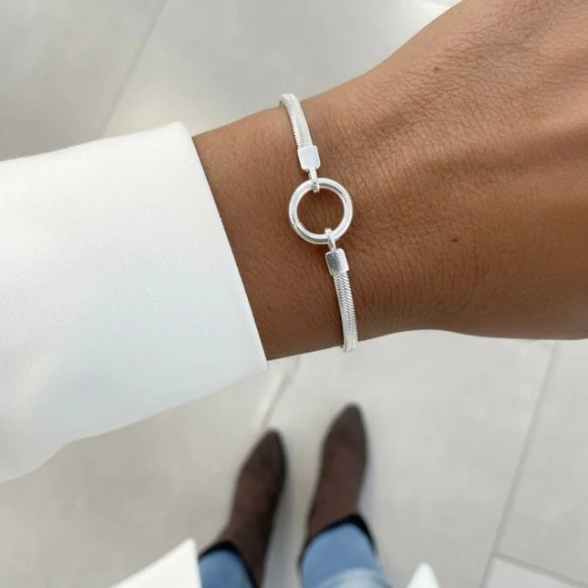 My Unique Style Bold Circle Sieradenset - 925 zilver