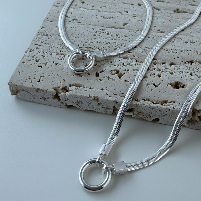 My Unique Style Bold Circle Sieradenset - 925 zilver