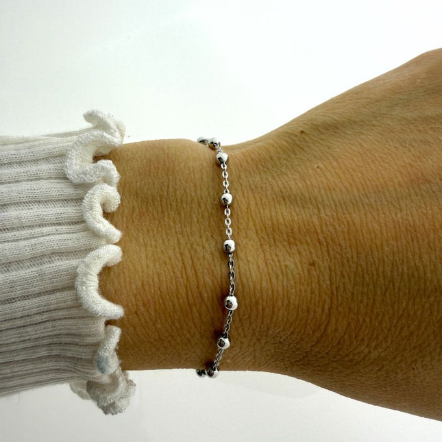 My Unique Style Bolletjes armband - 925 zilver