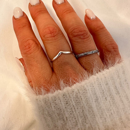 My Unique Style Chevron ring - 925 zilver