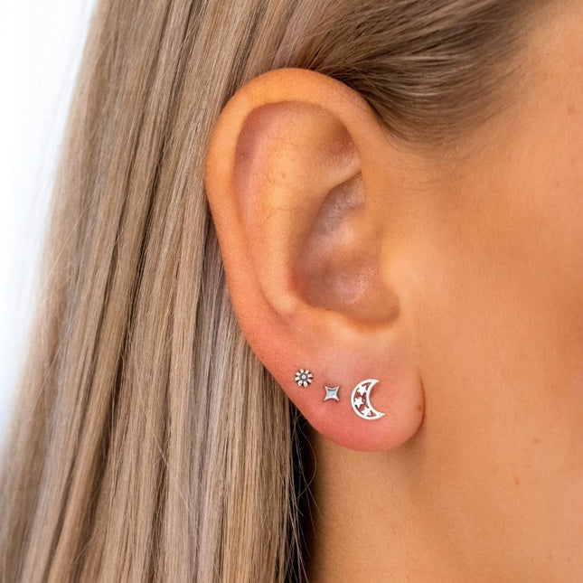 My Unique Style Daisy studs - 925 zilver