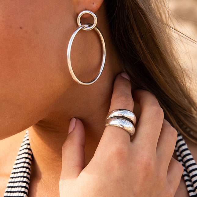 My Unique Style Double love earrings