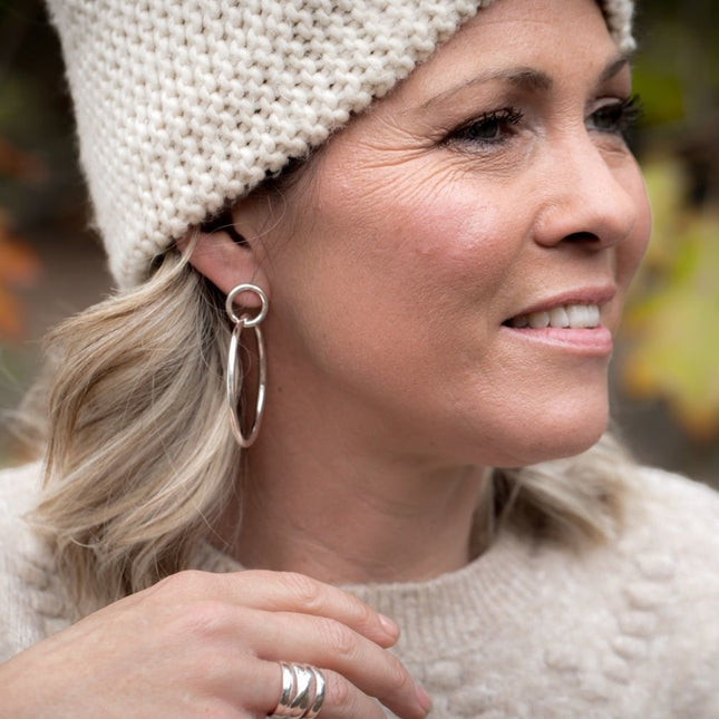 My Unique Style Double love earrings