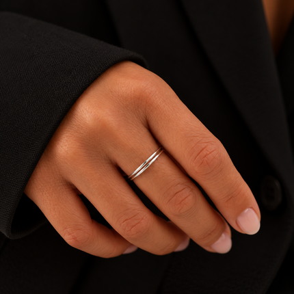My Unique Style Double ring - 925 zilver