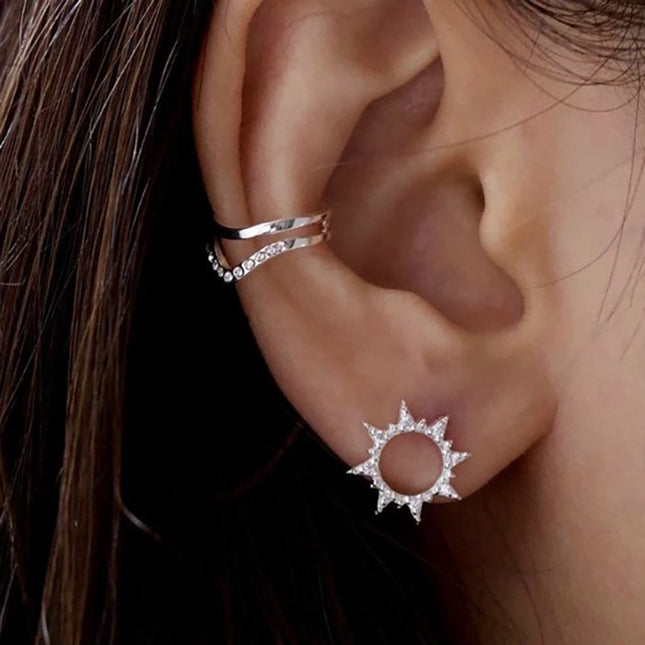 My Unique Style Ear Cuff Chevron Double - 925 zilver
