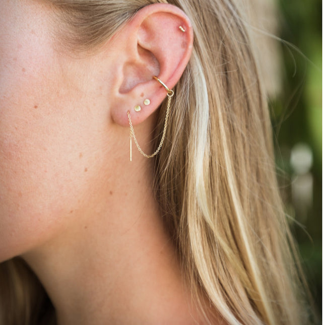 My Unique Style Ear cuff threader - goud