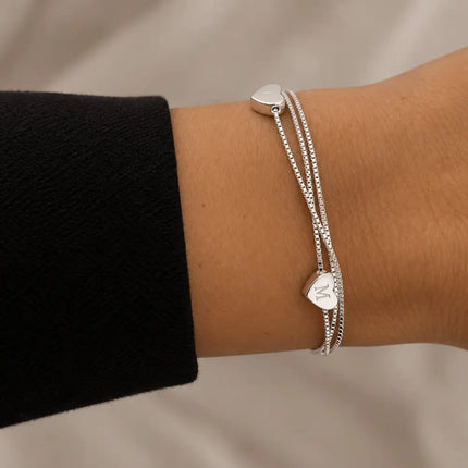 My Unique Style Floating Hearts armband