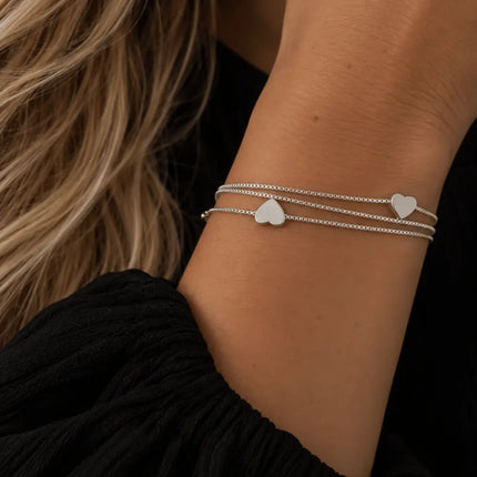 My Unique Style Floating Hearts armband